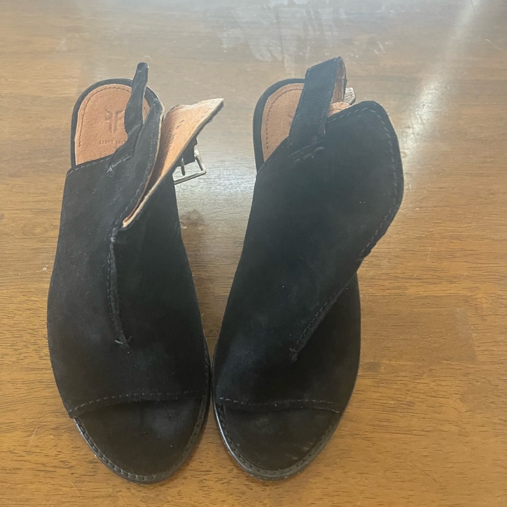 Frye Black Women's Suede Shoes